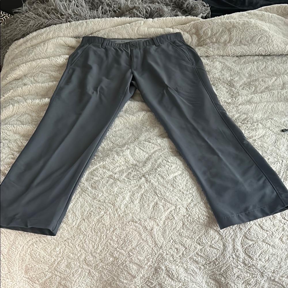 Men's Under Armour Gray Pants 36x32